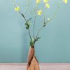 soliflore en bois vase organique en bois exotique