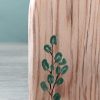 mini vase en bois