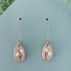 Pétale – Boucles d'oreilles en bois