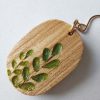 Cocon - Boucles d'oreilles ovales en bois