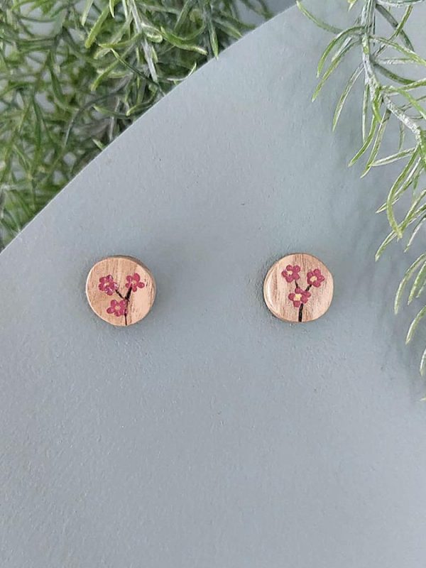 2ad02ad9-7006-4c64-907d-3f39ed4701a9 Origine - Boucles d'oreilles puces en bois
