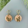Tandem – Boucles d'oreilles en bois